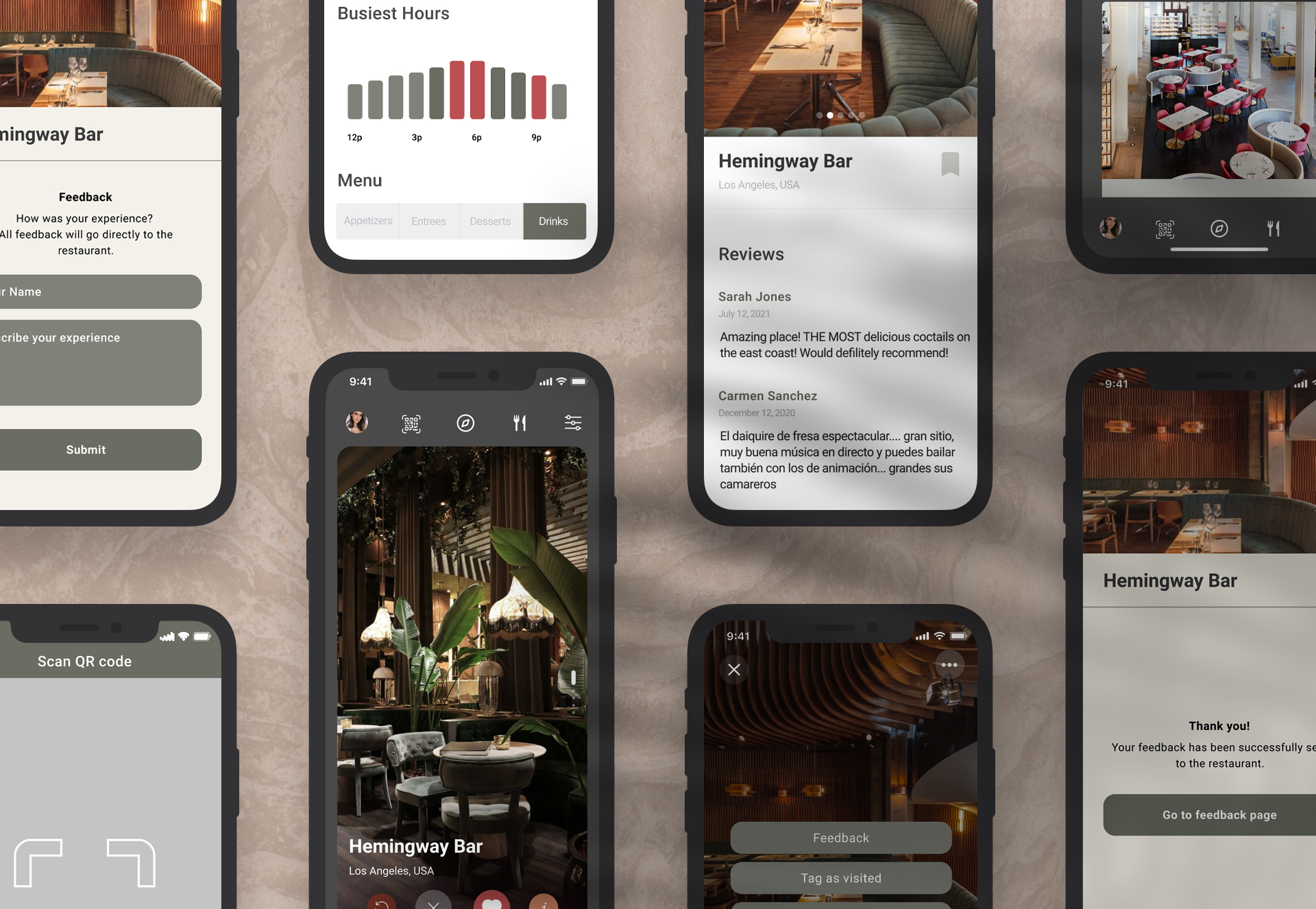 Sage Food App iPhone design Palm
